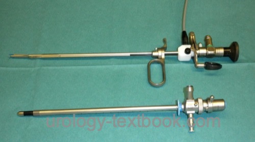 figure resectoscope for TURP