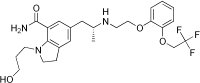 figure structural formula of silodosin