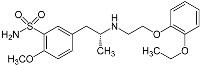figure structural formula of tamsulosin