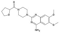 figure structural formula of terazosin