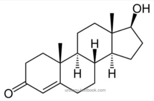 fig. chemical structure of testosterone