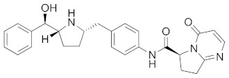 Structural formula of vibegron